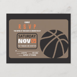 BASKETBALL Pub Mitzvah-inbjudan Inbjudningar