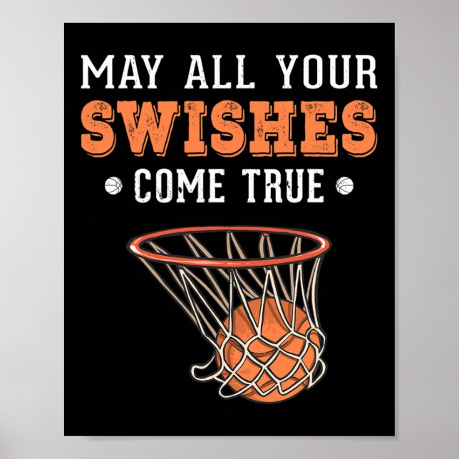 Basketball Puns 3 Point Boys Girls jul Poster (Framsidan)