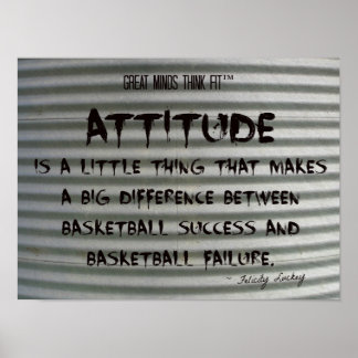 Basketball Quote Graffiti på korrugerad Järn 010 Poster