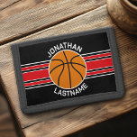 Basketball - Red and Black Team Färg och Namn<br><div class="desc">Den här sportdesignen är perfekt för alla basketspelare. Lägg till idrottsmannen namn. Du kan ändra hela färg för att matcha ditt team färg.</div>