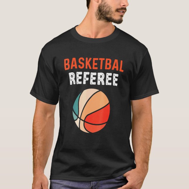 Basketball rektor över den Regler spellagen T Shirt (Framsida)