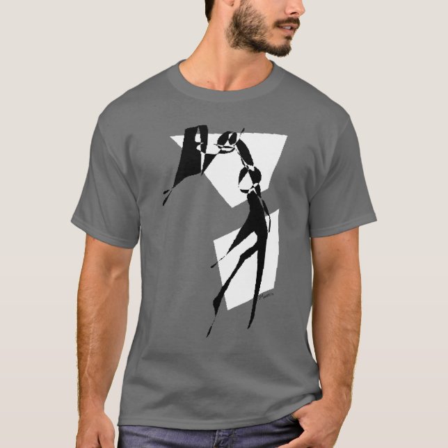 Basketball Retro White T-shirt (Framsida)