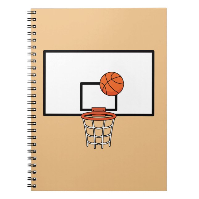 Basketball Ring Anteckningsbok (Framsidan)