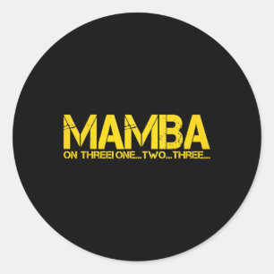 BASKETBALL RING CHAMPION MAMBA OM TRE MOTIVERING RUNT KLISTERMÄRKE