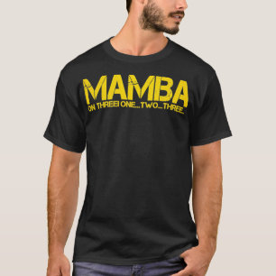 BASKETBALL RING CHAMPION MAMBA OM TRE MOTIVERING T SHIRT