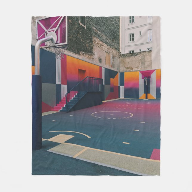 Basketball Ring Fleecefilt (Framsidan)