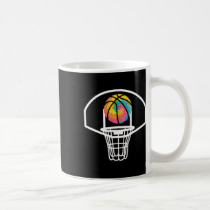 Basketball Ring för en Streetball Player Boll Kaffemugg