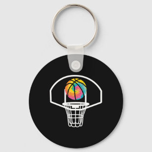 Basketball Ring för en Streetball Player Boll Nyckelring