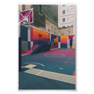 Basketball Ring Fototryck