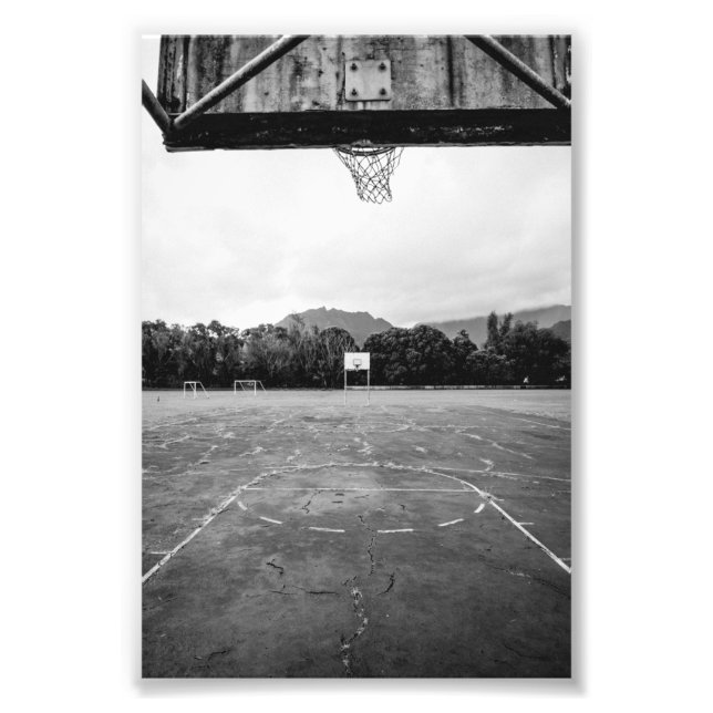 Basketball Ring Fototryck (Framsidan)