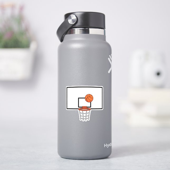 Basketball Ring Klistermärken (HydroFlask)