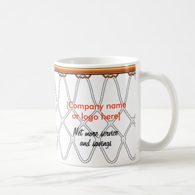 Basketball Ring Net_black context_company promo Kaffemugg (Höger)