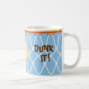 Basketball Ring Net_blue_Donut Dunk it! Kaffemugg