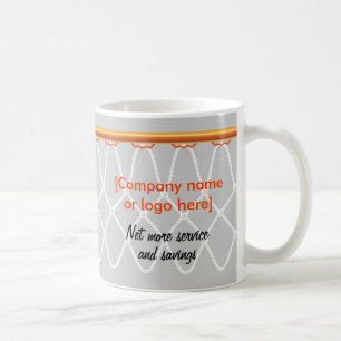 Basketball Ring Net_grått_company promo Kaffemugg