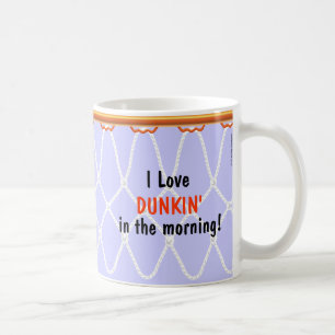 Basketball Ring Net_I Kärlek Dunkin'_lavender Kaffemugg