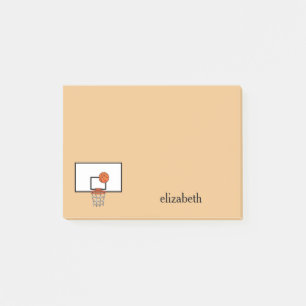 Basketball Ring personalize Post-it Block