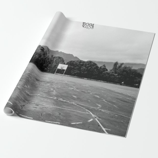 Basketball Ring Presentpapper (Utrullad)