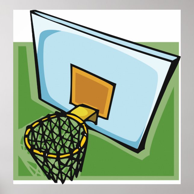 Basketball Ring Sport Poster (Framsidan)