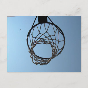 Basketball ring-vykort vykort