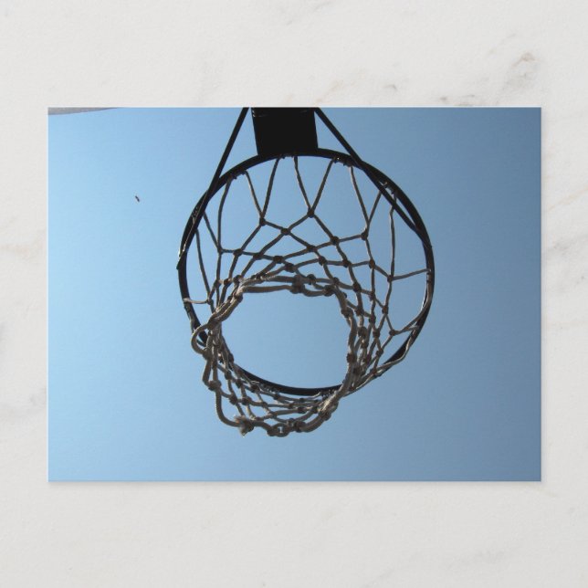 Basketball ring-vykort vykort (Framsida)