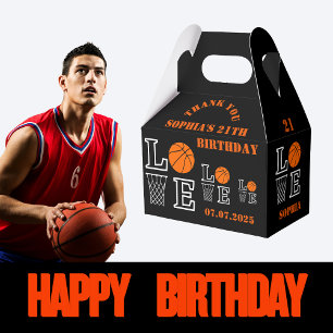 Basketball Ringar, Basketball Player Birthday Gift Presentaskar