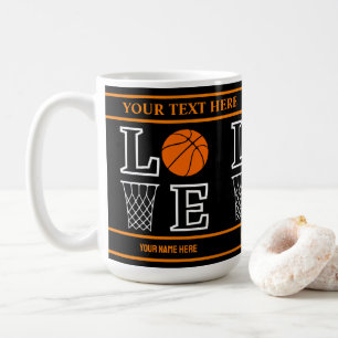 Basketball Ringar, Basketball Player-gåva Kaffemugg