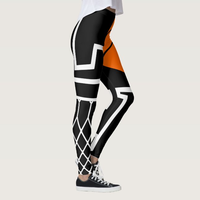 Basketball Ringar, Basketball Player-gåva Leggings (Höger)