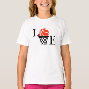 Basketball Ringar, Basketball Player-gåva T Shirt
