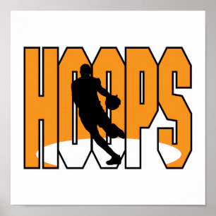 Basketball ringar design poster