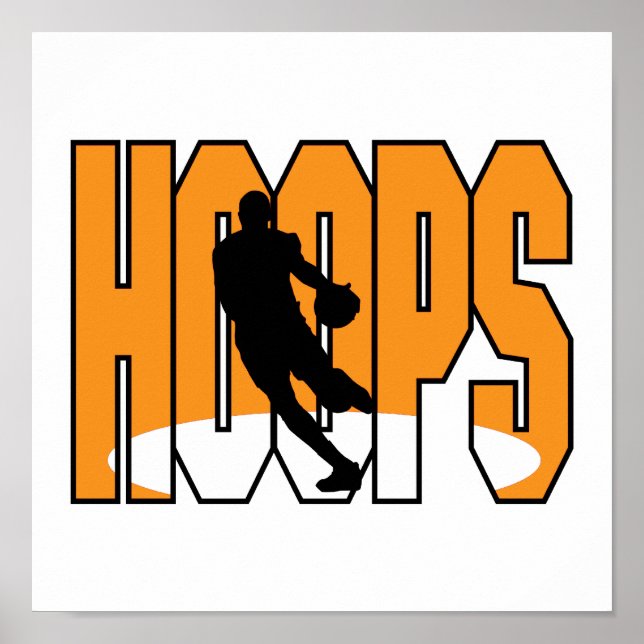 Basketball ringar design poster (Framsidan)