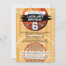 Basketball Ringar Det är dags att spela på hela st Inbjudningar