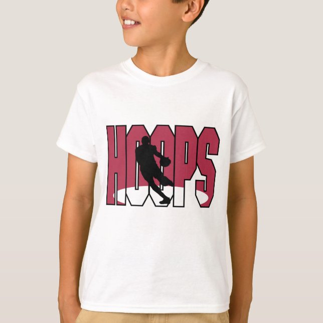 Basketball Ringar Kids T-shirt (Framsida)