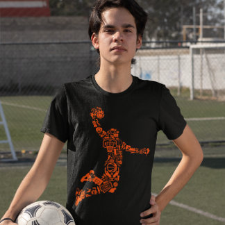 Basketball Ringar-symbolen Slam Boll T Shirt
