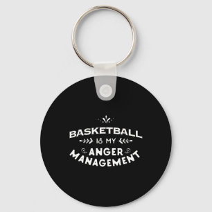 Basketball Roligt Basketball är min ilska Nyckelring