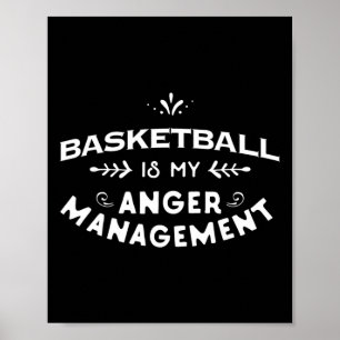 Basketball Roligt Basketball är min ilska. Poster