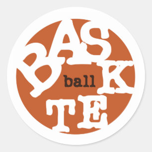 BASKETBALL RUNT KLISTERMÄRKE