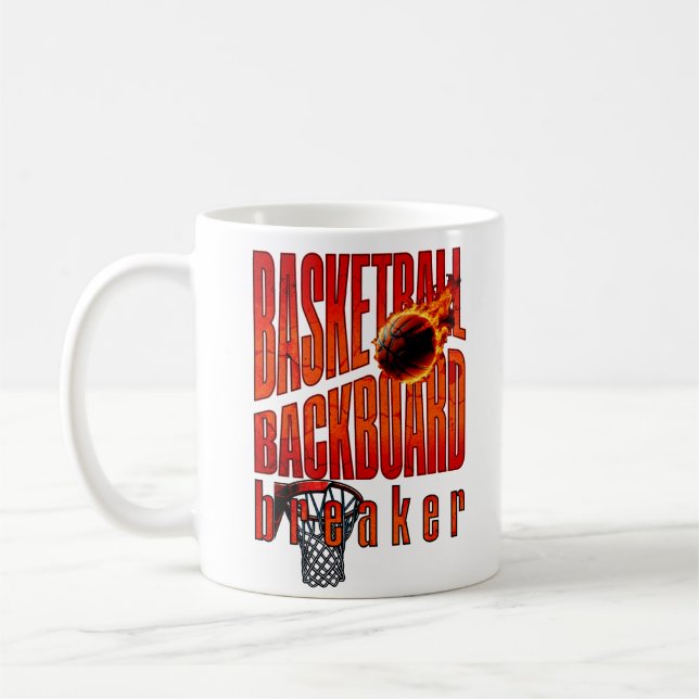 Basketball-ryggbocksbrytare Kaffemugg (Vänster)