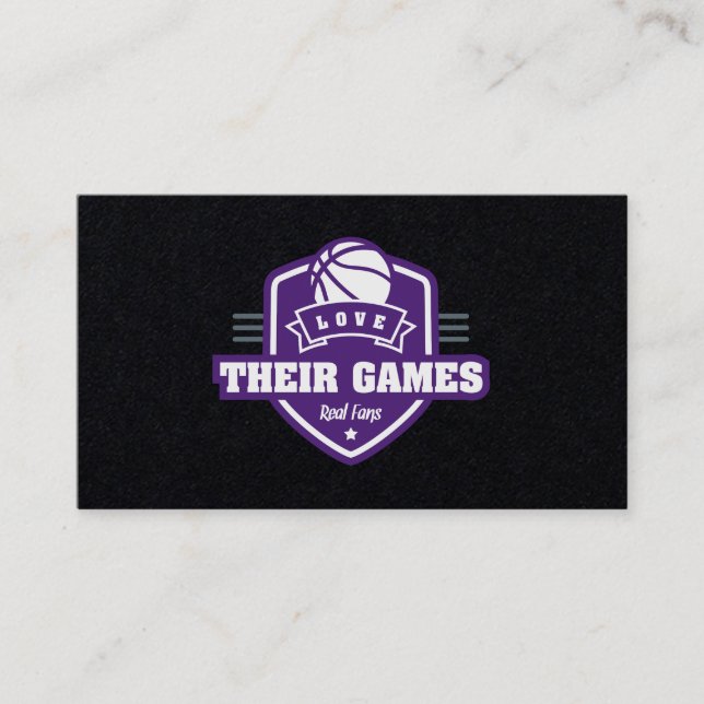 Basketball Sacramento Kung Jersey Färg Visitkort (Framsida)