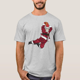 Basketball Santa Dunk T Shirt