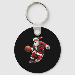 Basketball Santa Slam dunk, Ugly jul Nyckelring