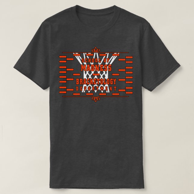 Basketball School of Galenhet Bracketology Departm T Shirt (Design framsida)