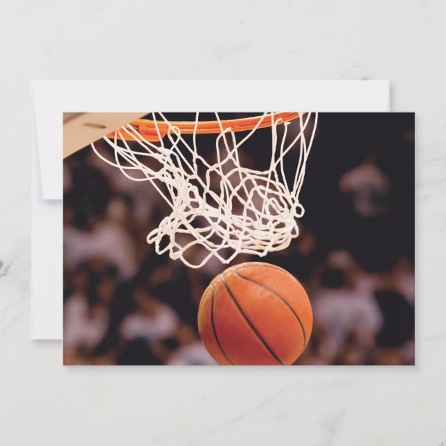 Basketball Scoring Anteckningskort (Framsida)