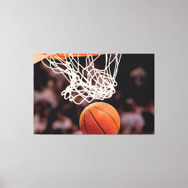 Basketball Scoring Canvastryck (Framsida)