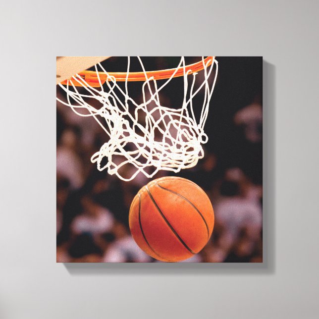Basketball Scoring Canvastryck (Framsida)