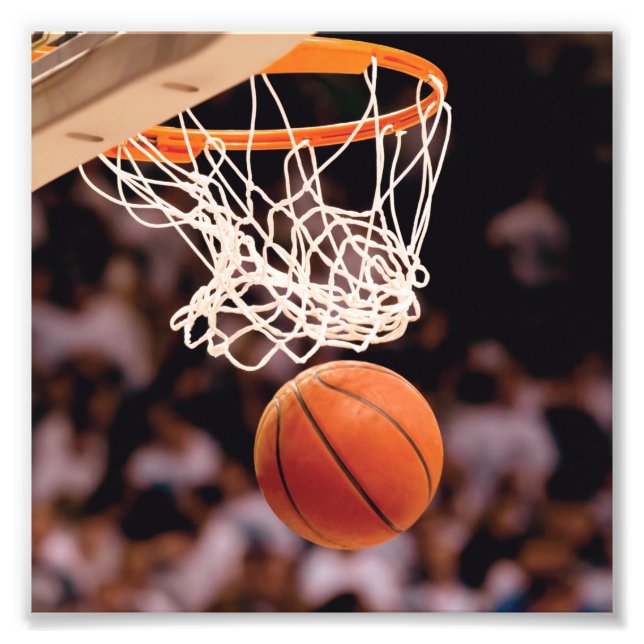 Basketball Scoring Fototryck (Framsidan)