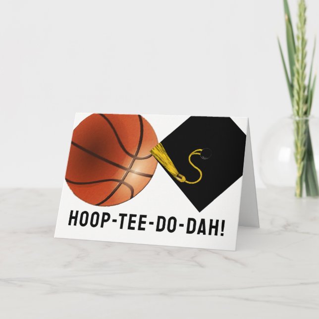 Basketball Senior Studenten Kort (Framsida)