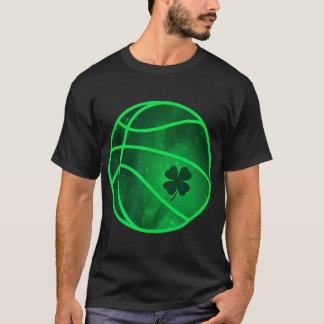 Basketball Shamrock Klöver Lucky St. Patrick'S T Shirt
