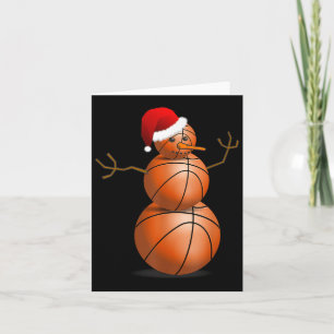 Basketball Shirt - Basketball Snögubbe Kort