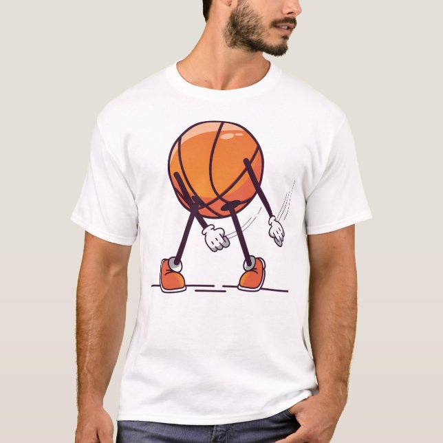 Basketball Shirt - Boll T-Shirt (Framsida)