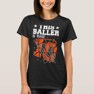 Basketball Shirt Boys 10:e födelsedagen, Baller 10 T